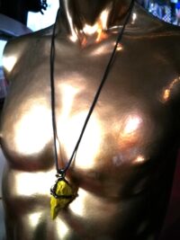 Become a Witch - Shadow Enhanced Necklace, Uncut Gemstone Pendant, Magic Portal Raw Stone Amulet Spirit