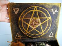 Magic Potion Chest of Drawers, Witchcraft Supplies Starter Kit Vintage Apothecary Cabinet, Spell Jar Witch Sigil