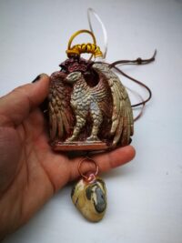 Haunted Pendant, Enchanted Celtic Druid Ancient Eagle Binding, Spirit Eternal Attraction, Anchored Soul Connection
