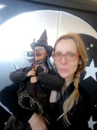 Witch Doll Macabre Babayaga, Old Antique Voodoo Macabre Baba Yaga, Witchcraft Supplies Salem Massachusetts