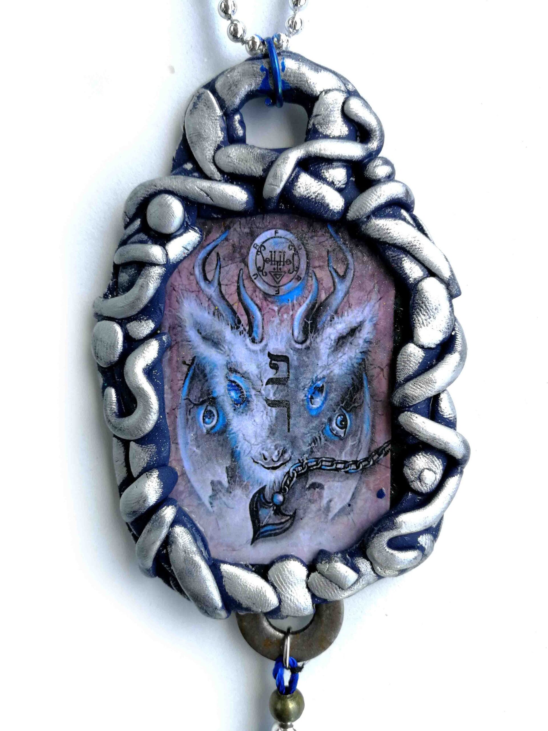 Furfur Demon, Love Talisman, Love Attraction, Amulet, Evil Eye, Magic Power, Goth Jewel, Witchcraft Lemegeton, Goetia,