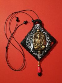 Magick Pendant of the Silent Lotus Spirit of the Golden Watcher Protection Manifestation Dragon Amulet