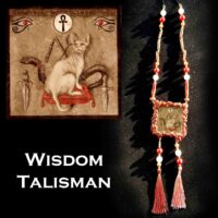Sphynx Cat, Magic Talisman Egyptian Symbol Evil Queen Protection Amulet, Witchcraft Amulet Magical Power