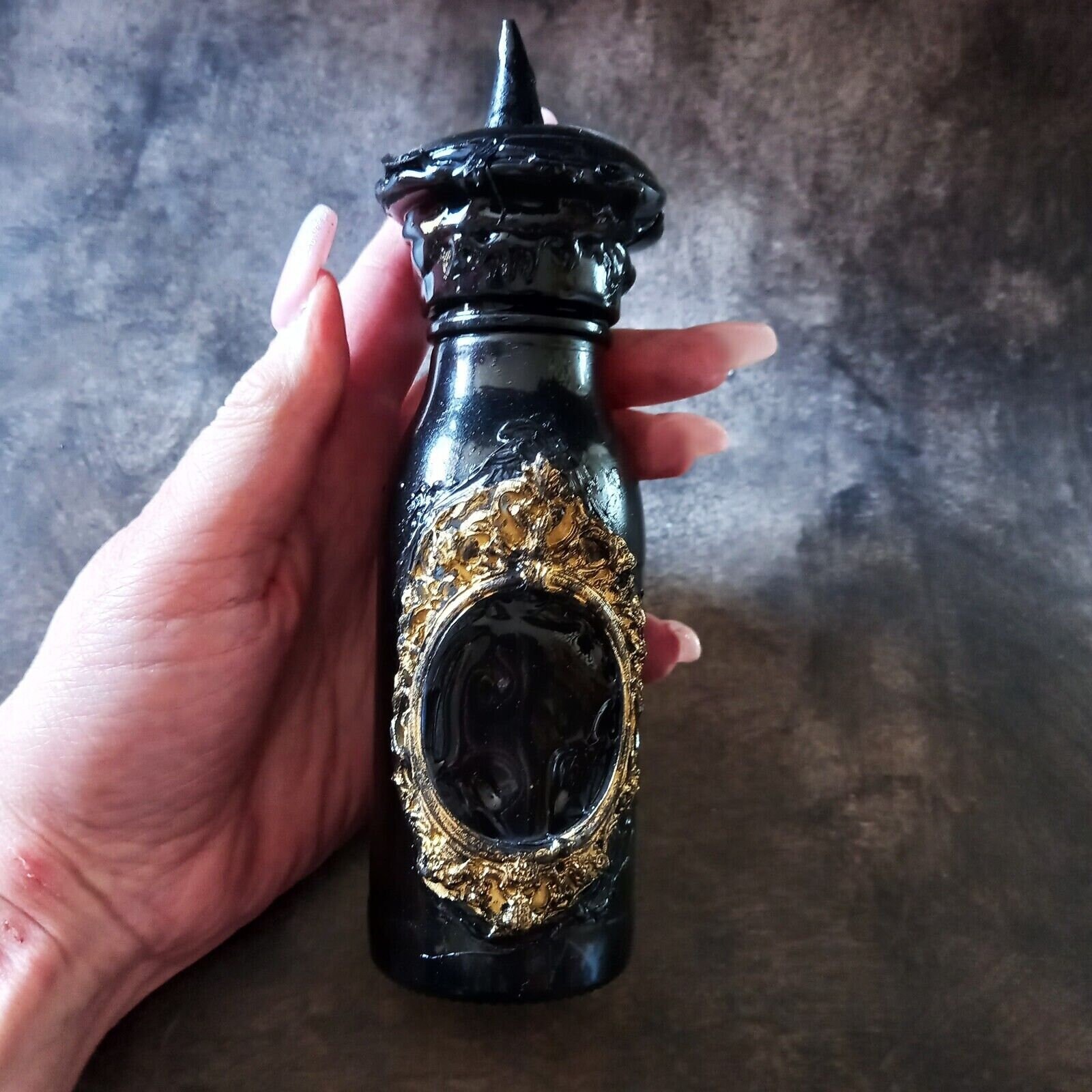 Magic Potion, Witch Altar Apothecary Vintage Bottle, Old Witchcraft Dark Magick, Occult Ritual Sorceries