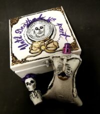 Pheromone Perfume, Until Death do us part, Vintage Bottle Fragrance, Magic Formula Custom Essence, Corpse Bride Skull