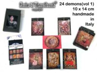 Lemegeton Tarot Card, Pagan Oracle Deck, Occult Grimoire Dark Magic Ritual, Kabbalah Demons Devil, volume-1