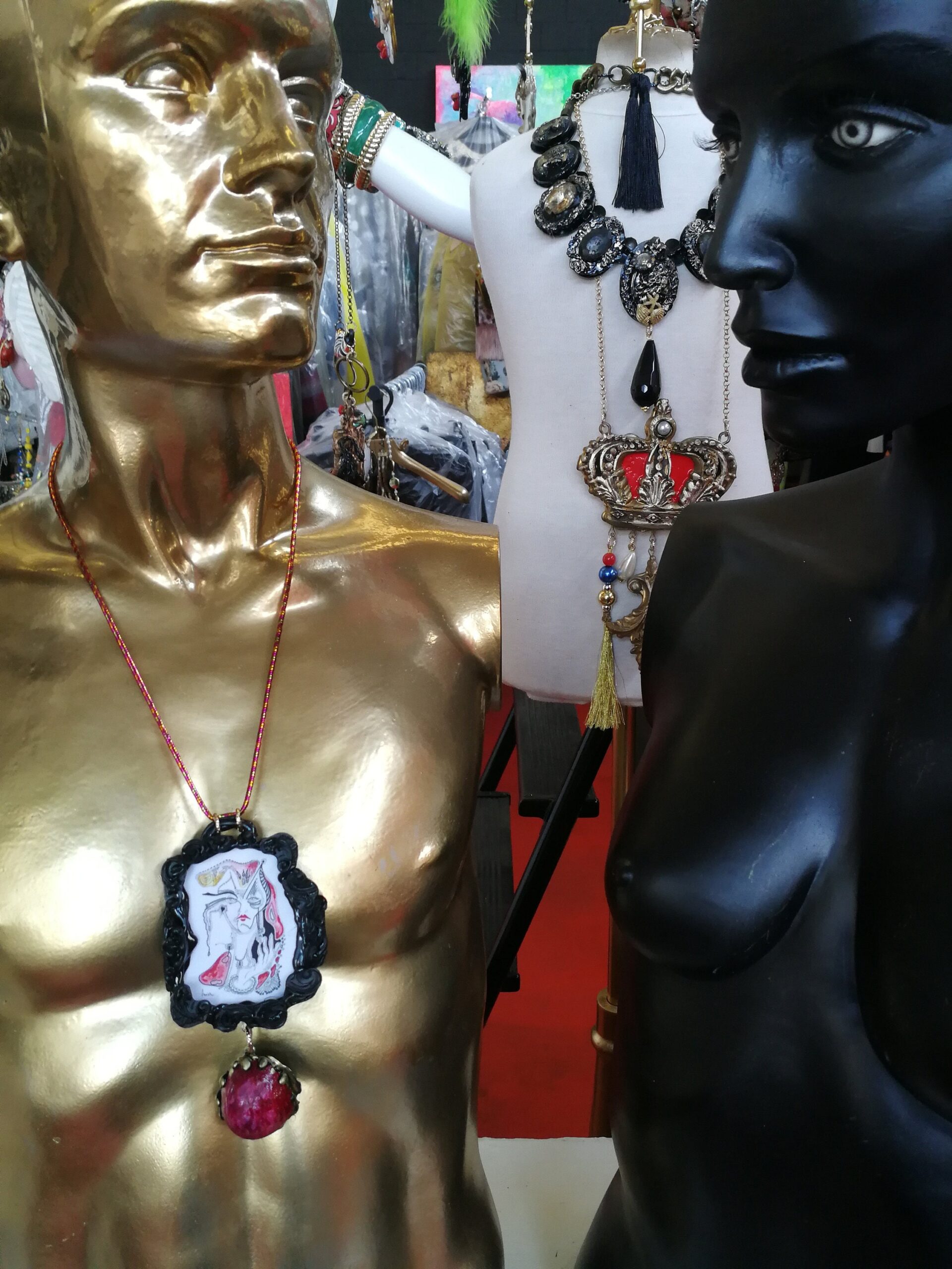 Satanic Pendant Dark Angel, The God of Evil Satan Figure, Demon Devil Talisman Archon, Black Magic Amulet Lord Lucifer