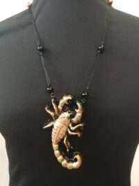 Sign of Scorpion Constellation, Star Horoscope Talisman Necklace, Zodiac Amulet Divination Pendant, Jewelry Water Sign