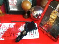 Black Mirror, Bat Vampire Dracula Transylvania Dark Witch, Witchcraft Supplies Occult Magic Voodoo Ritual