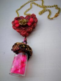 Love Amulet of Desire, Attraction Spell Jar Vial Charm Passion Irresistible Aura Talisman Heart Protection