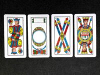 Antique tarot card, oracle, limited edition, italian tarot, trevisan, play card, divination, fortune teller, cartomancy