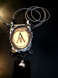 Abraxas Stone, Moon Magic Talisman, Gnostic Occult Symbol, Abraxas Seal, Archon Goetia Celestial Amulet
