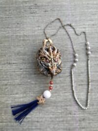 Angel and Demon, Protective Magic Talisman Evil Eye, Good Luck Protection Amulet, Spirit Guide, Celestial Guardian