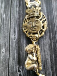 The Alchemist, Paracelsus Homunculus Amulet, Esoteric Knowledge Talisman, Alchemy Symbols Pendentif, Hermetic Philosophy
