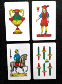 Antique Tarot Card, Oracle, Limited Edition, Italian Tarot, Sicily, Play Card, Divination, Fortune Teller, Cartomancy
