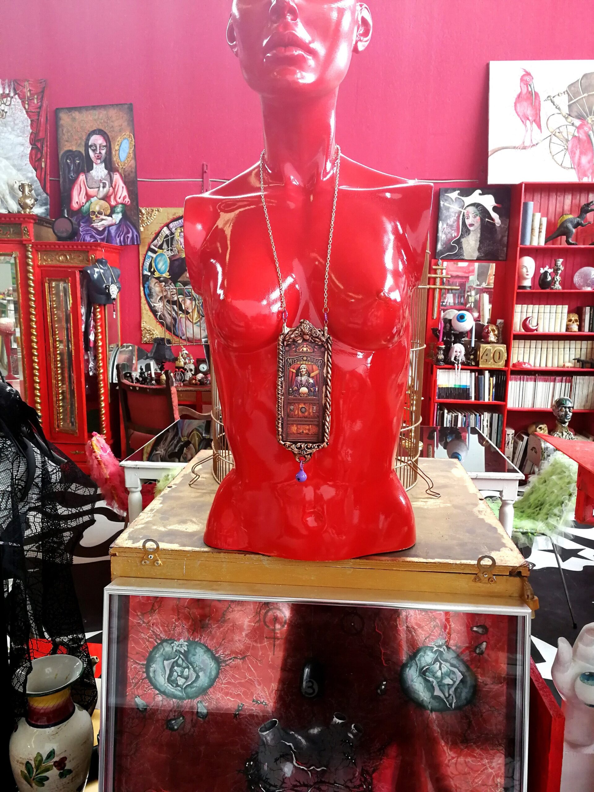 Psychic Reading, Fortune Teller Amulet Witch Jewelry, Tarot Oracle Cartomancy, Magic Talisman Sun & Moon