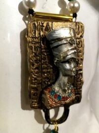 Queen Nefertiti, Egyptian Goddess God Ancien Egypt Deity, Mythology Pharaon Jewelry Hieroglyphics Symbols Papyrus