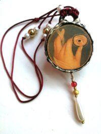 Amber Djinn Spirit Vessel Amulet – Prosperity, Protection & Manifestation Talisman Evil Eye Occult Jewelry Witchcraft
