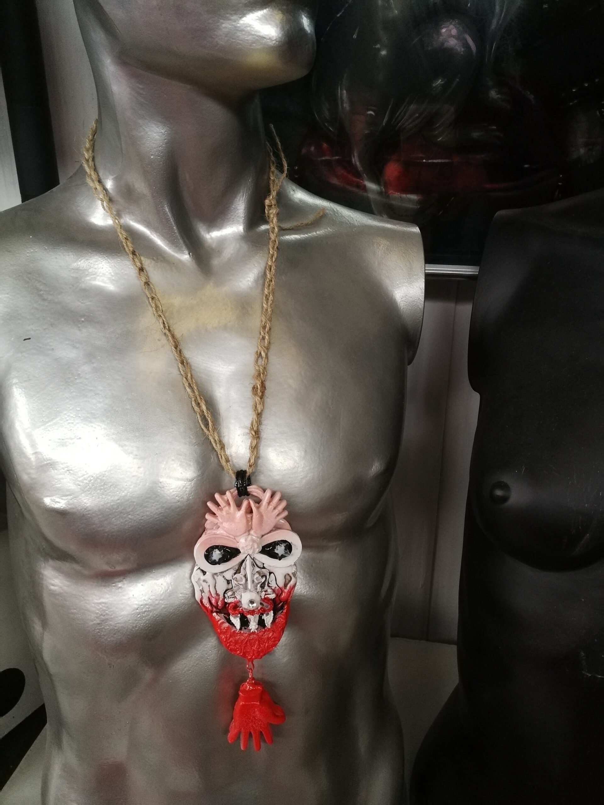 Hawaiian Jewelry, Talisman Hoodoo Voodoo, Devil Geek Conjurers, Magic Power Aloha Folk Ethnic Amulet