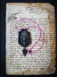 Lilith Goddess, Magic Ritual Spell Amulet, Dark Gothic Cathedral Talisman, Magical Pendant Esoteric Jewelry
