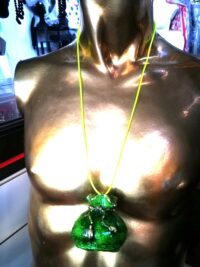 Dollar Symbol Pendant, Good Luck Amulet, Manifestation Money Wealth Attraction, Abundance Richness Talisman Jewelry