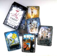 salvador dali tarot, art tarot cards deck, major arcana, collectible hand reading, oracle cartomancy, fortune play card