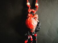 Love Talisman, Arrowed Burning Heart, Attraction Love Amulet, Protection Loveling Pendant