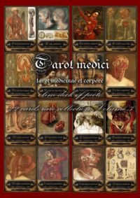 Tarot Medici, Oracle Card Deck Old Medicine, Vintage Anatomy Antique Surgery Maps, Human Body Brain Medical Head Photo