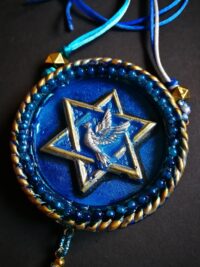 Kabbalistic Amulet - Abundance Prosperity & Wealth Talisman, Star of David Peace Dove Ultra Powerful Symbol