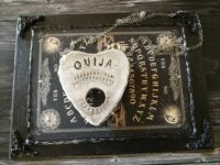 Ouija Board, Pentagram Star Triple Moon Necklace, Magic Powers Amulet, Witchcraft Pendant Occult Jewelry