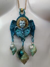 Guardian Angel, Cherubim Protection Amulet, Religious Sacred Jewelry Magic Talisman Archangel Cherub Holy Bible