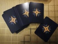 art tarot cards deck handmade painted set major minor arcana limited edition collectible curiosity cartomancy reading vintage antique oracle