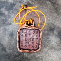 Sator Arepo Magic Talisman, Square Protection Symbol, Protective Amulet, Magick Secret Societies Occult Sigil Seal