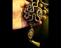 Medusa Head, Ouroboros Snake Amulet Necklace, Occult Jewelry Spiritual Talisman, Greek Mythology Magic Pendant