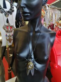 Cicada Necklace - Luck Mexican Magick Amulet Attract Money Wealth Abundance Path to Success & Rich Life