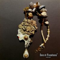 African Necklace Pendant, Voodoo Witch Spiritual Amulet, Dark Magic Cursed Talisman Haunted Witchcraft Jewelry