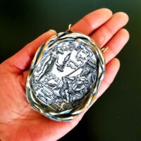 Catherine de Medici Magic Talisman Queen Nostradamus Magician, Alchemy Symbol Astrology Alchemist Amulet Pendant