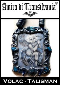 Volac Demon, Angel Talisman Dragon Amulet Pendant, Goth Jewel Magic Seal Sigil, Lemegeton Goetia Lesser Key of Solomon