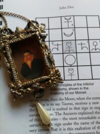 Magic Books, Witchcraft Antique Manuscript John Dee Occultist, Occult Ceremonial Dark Magick Ritual Grimoire Monad Seal