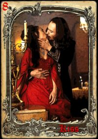Dracula Tarot Deck, Bat Vampire Oracle Card, Transylvania Magic Romania Gothic Castle, Old Love Spell