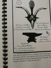 Luciferian Book, Esoteric Satanism Grimoire, Occult Satanist Lucifer Satan Forbidden Knowledge, Satanic Magick Antiquarian Collectible