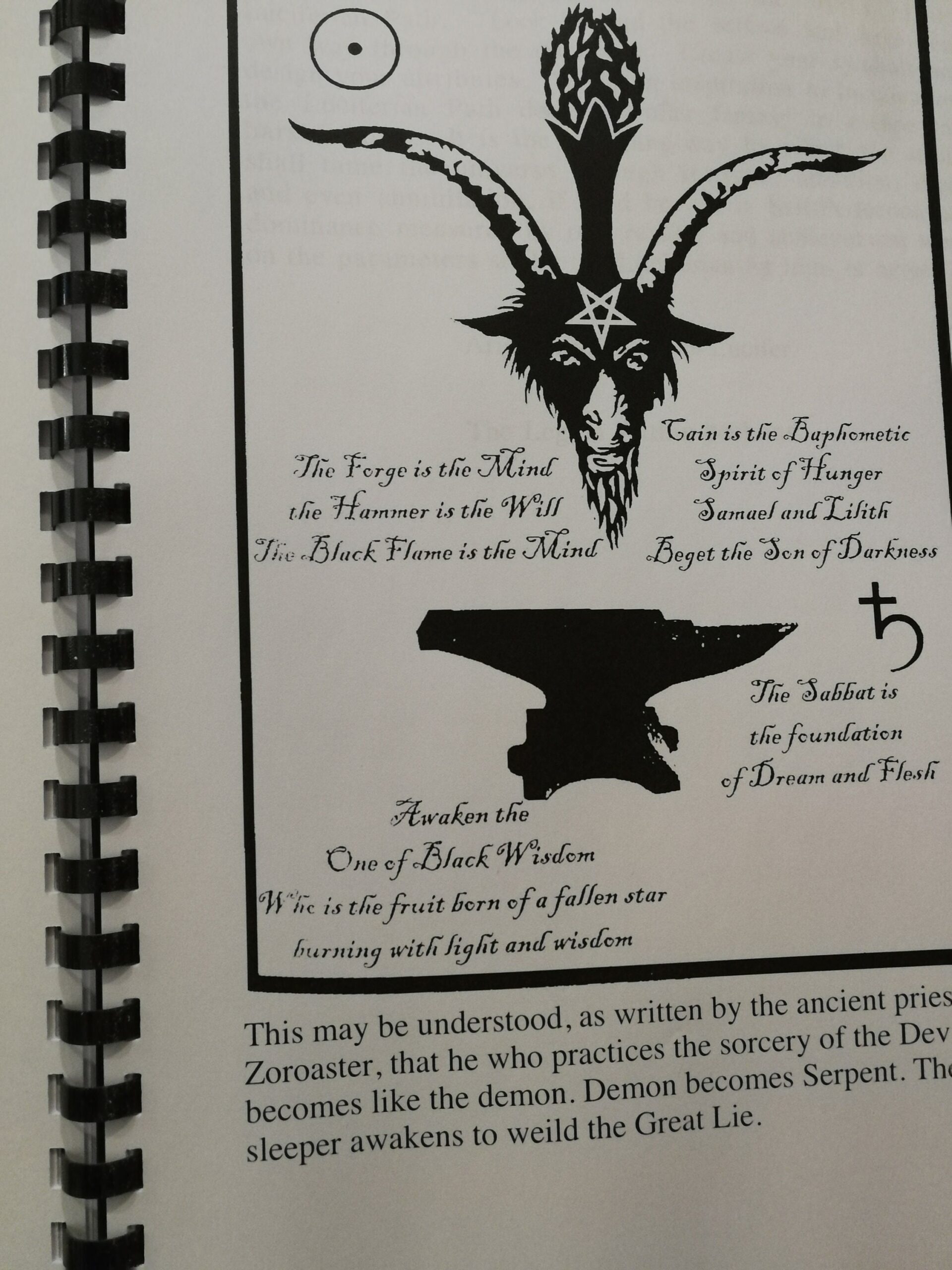 Luciferian Book, Esoteric Satanism Grimoire, Occult Satanist Lucifer Satan Forbidden Knowledge, Satanic Magick Antiquarian Collectible