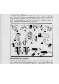 Antique Book, Magic Manual Illusionist Magician Trick, Behavioral Psychology, Psychic Mental Power Mindset