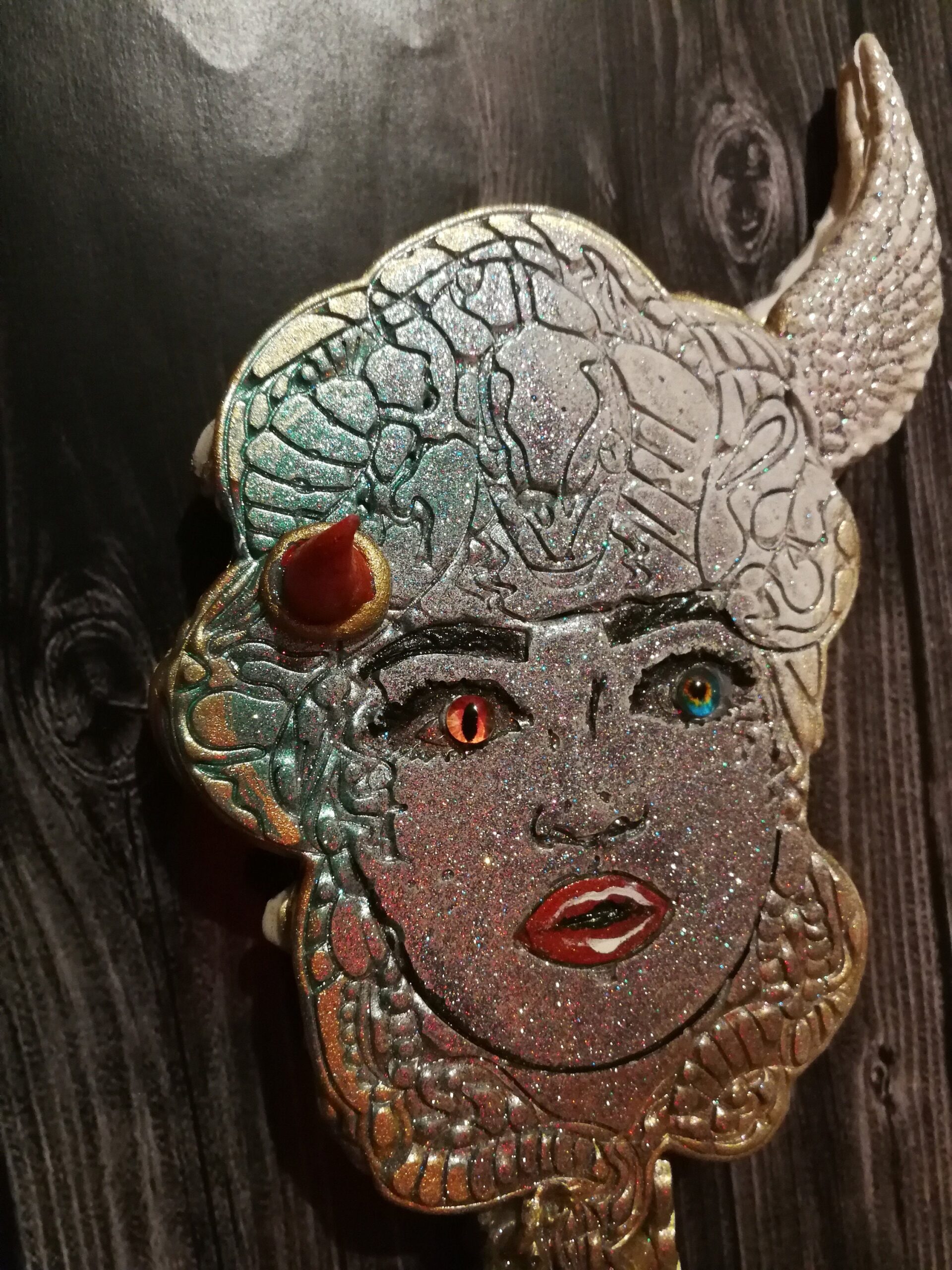 Magic Mirror, Angel and Demon, Evil Queen Snow White Witch, Fairy Tale Altar Tools