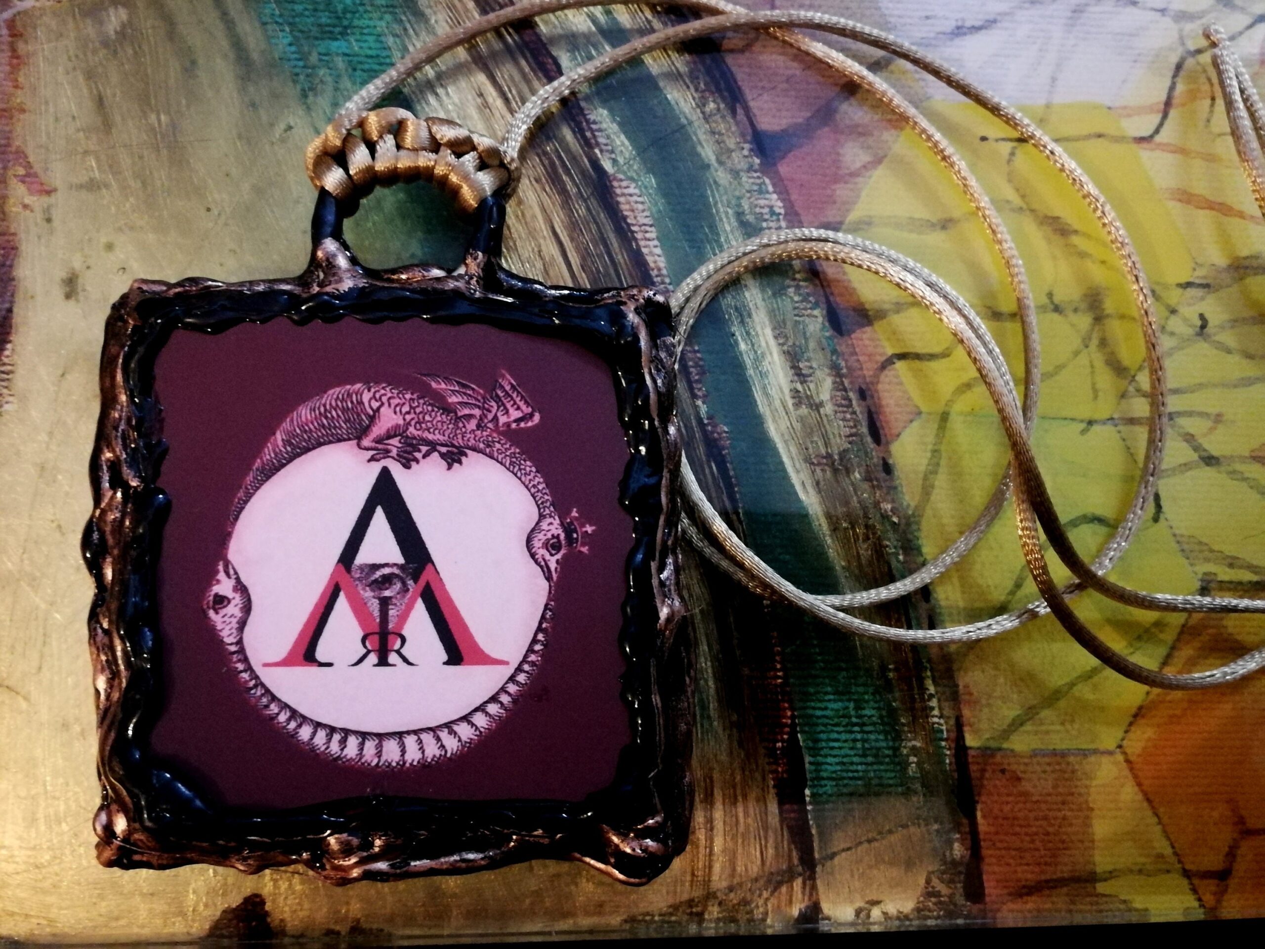 Satanic Symbol, Baphomet Talisman Satan Devil Pendant, Magic Satanist Ritual Amulet, Black Goat Occult Magick