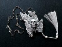 The Last of Use Ellie Tattoo Moth Skull Butterfly Talisman Immortality, Magic Power Amulet