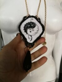 Yin & Yang, Buddhist Tibetan Protective Magic Talisman, Dragon Ethnic Pentacle Prayer Amulet Yoga Symbol