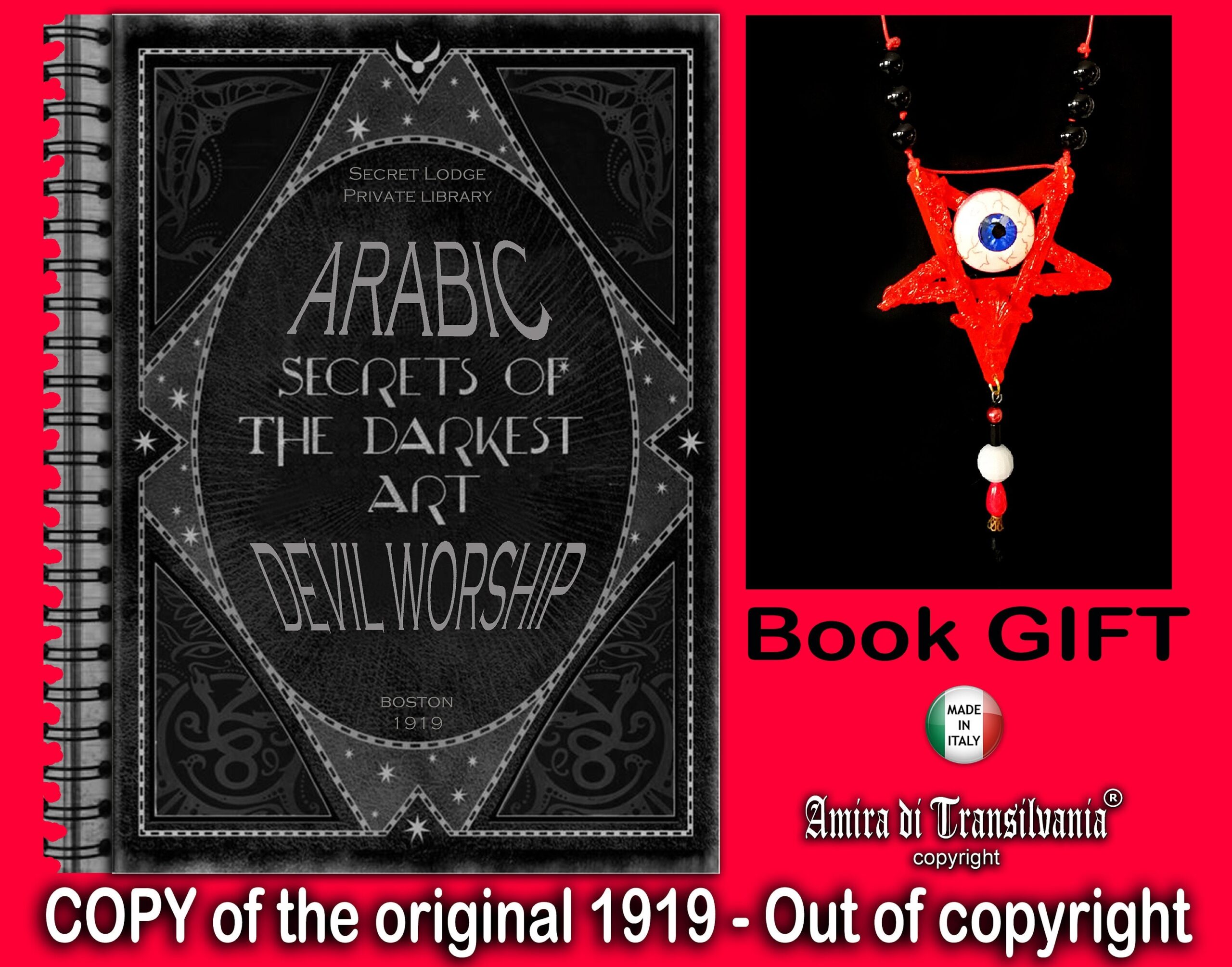 Antique Book, Occult Arabic Magic, Occultism Witchcraft, Dark Grimoire, Magick Esoteric Ritual Devil Worship