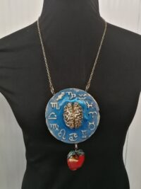 Love Amulet, Astrological Talismans Symbol, Magic Power Garden of Eden Evil Eye Protection Occult Jewelry