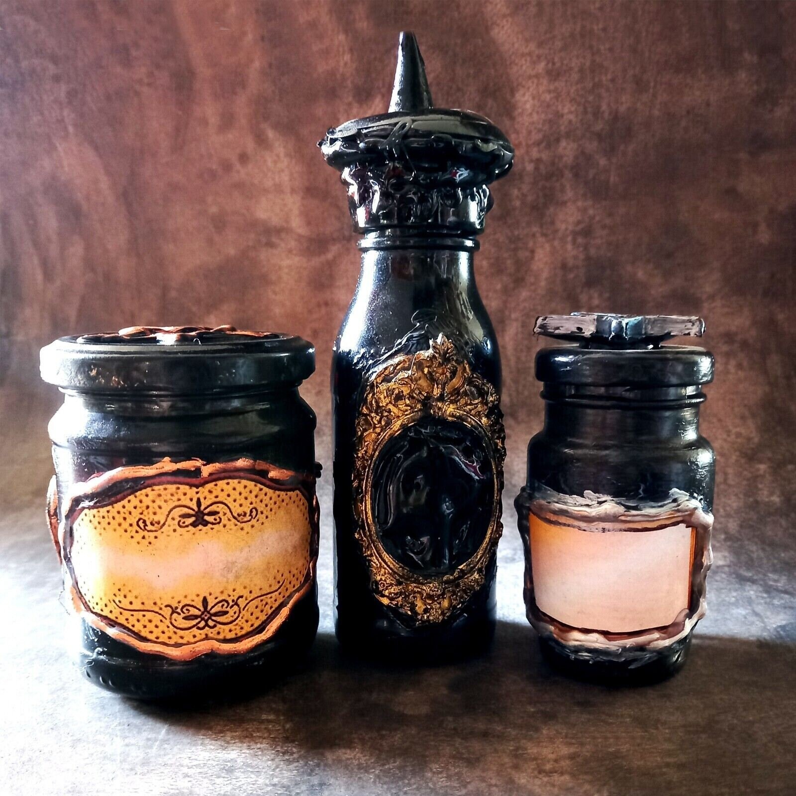 Magic Potion, Witch Altar Apothecary Vintage Bottle, Old Witchcraft Dark Magick, Occult Ritual Sorceries
